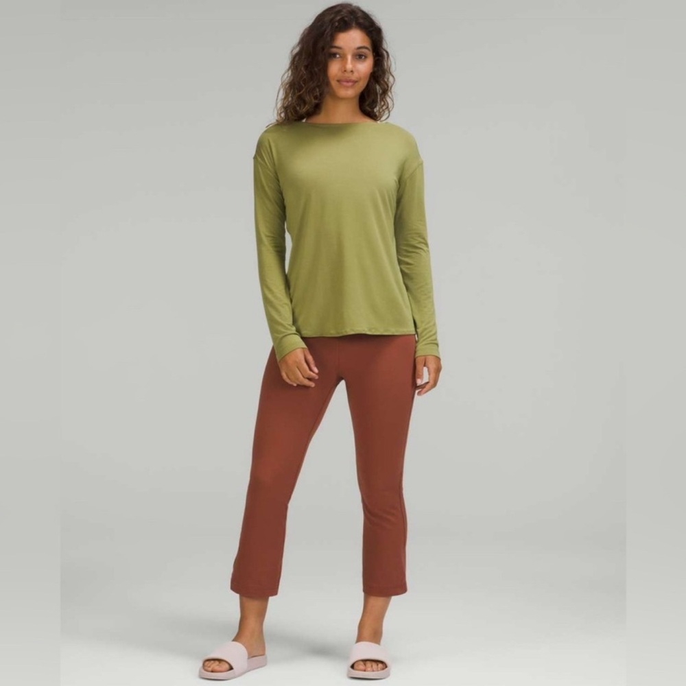 lululemon athletica modal-blend open back Long Sleeve Top - Picture 11 of 12